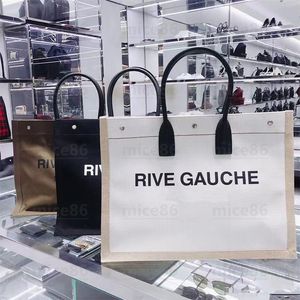 Raffia shopping bag luxury designer Womens handbags Rive Gauche New style Tote handbag summer fashion Large Beach bags travel Cross body Shoulder Wallet Purses