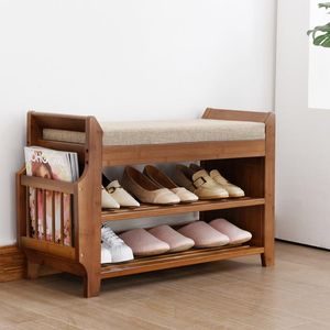 Clothing & Wardrobe Storage Solid Wood Bench Shoe Cabinets Classic Entryway Large Space Saving Meuble Chaussure Home Furniture OC50XGClothin