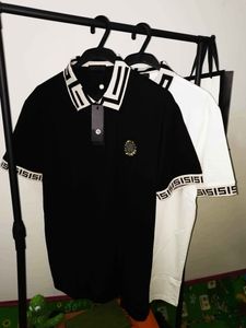 Hochwertiges Sommer-Poloshirt im neuen Stil für Herren, kurzärmelig, lässiges Damen-Revers-T-Shirt, modisches Monogramm-Logo-Top, LOL