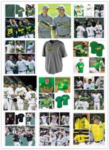 Xflsp 20222College Custom Oregon Ducks Uo College Szyte Baseball Jersey Caleb Sloan Kolby Somers 34 Scott Ellis 23 Andrew Mosiello52 Kamień Churby