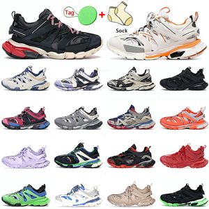 Top Fashion 2022 Casual Shoes Triple S Track 3.0 Womens Old Grandpa Sneakers Black White Green Pink Dark Blue Sliver Grey Mens Women Sneakers Trainers Size 36-45