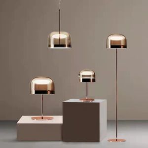 Stehlampen postmoderne Roségold Designer Lampstudio Wohnzimmer Restaurant Küchentisch Kunstdekorbett stehen Lampen