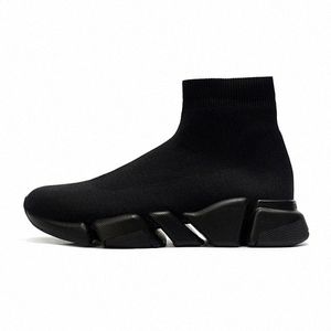 2022 Designer Casual skor Plattform svarta män kvinnor 2.0 socksko dam sneaker 36-45 a98G#