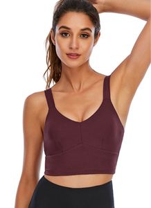 LU-ST20021 reggiseno da yoga in cotone a doppia faccia che assorbe gli urti raccogliere seni stretti biancheria intima sportiva sexy per il fitness senza schienale si prega di controllare la tabella delle taglie