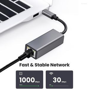 Hubs Ethernet USB3.0 1000 Mbit/s USB RJ45 Netzwerkkarte für Laptop PC Adapter LAN verkabelt stabil an AdapterUSB HubsUSB