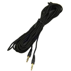 Car Audio AUX Extention Cable Nylon Braided 2M 3M 5M wired Auxiliary Stereo Jack 3.5mm Male Lead for smart phone