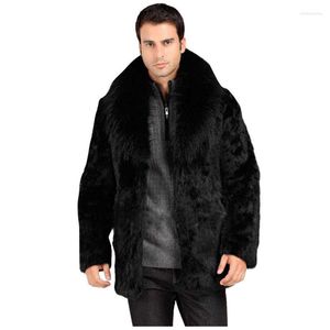 Gilet da uomo Cappotti invernali Tinta unita Colletto con risvolto Cappotto a maniche lunghe Imitazione cardigan in lana Giubbotti Uomini caldi Desinger Kare22