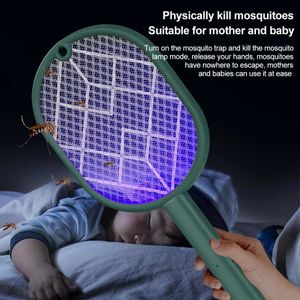 Altre forniture da giardino Racchetta elettrica per insetti Zapper USB ricaricabile Summer Mosquito Swatter Kill Fly Bug Killer Trap
