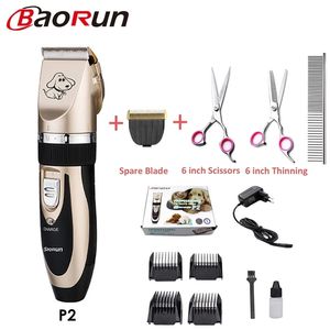 Baorun P2 Clippers For Dogs Professional Pet Cat Gromming Trimmer Kit Rechargeable Cats Haircut Machine Pets Shaver For Animal 220423