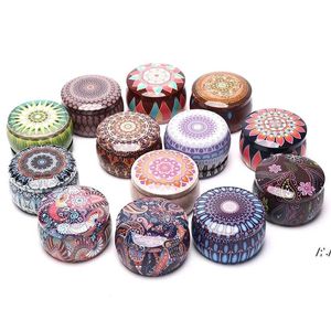 1PC New DIY Tea Candy Jewelry Storage Box Candle Jar Tinplate Christmas Small Iron Boxs Wedding Favor Tin Box House Decor JLB15271