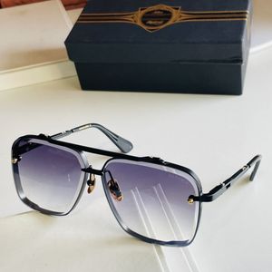 Um dita mach seis top top de alta qualidade de alta qualidade glasses para mulheres famosas famosas da moda Retro Luxury Marca de moda de óculos com caixa 001001