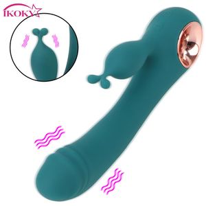 10 Frekans Dildo Tavşan Vibratör Vajinal Anal Masaj Kadın Mastürbatörü Kadınlar İçin Seksi Oyuncaklar G Spot Klitoris Stimülasyonu