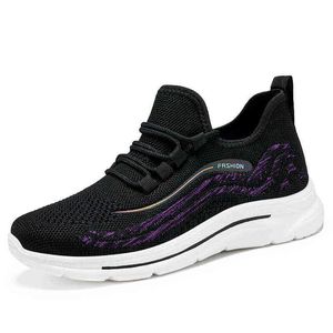 Dress Shoes Women Running Shoes Fashion Soft Soled Woven Platform Sneakers Casual Sports Air Cushion Shoes 220718