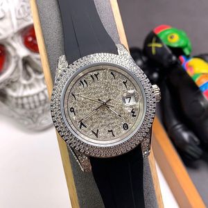 Diamond Watch 40mm Automatische mechanische Herren Uhren Montre de Luxe Luminous Fashion Army Armswatch Männer Armbanduhren lebensgellof