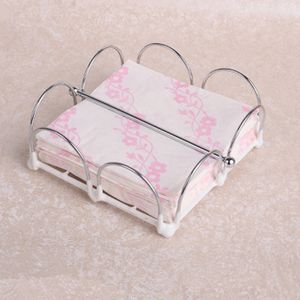 Napkin Paper Holder Iron Box Tissue Table Desktop Serviette Dispenser Sheet Case el Kitchen Restaurant 220523