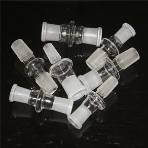 Glasadapter 14 mm männlich auf 18 mm weiblich, Wasserpfeifen-Reduzierstück, Drop-Down-Bong-Rohradapter für Bohrinseln, Bongs