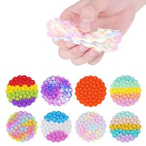 Magic Suction Cup Squido Sucker Silicone Fidget Toys Popper Bubble Squeeze Round Pat Pat Sheet Stress Relief Decompression Toy Gift