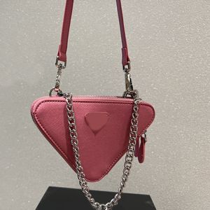 Prdada Bag Triangle Bag Chain Crossbody Luxury Designer PRADES Väskor Märke mode axelväskor handväskor högkvalitativa kvinnor brevväska telefonväska plånbok mini 5363