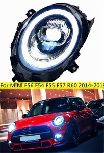 LED-frontljus för Mini F56 2014-19 F54 F55 F57 R60 Full LED-lins Turn Signal Head Light Dayming Lamp