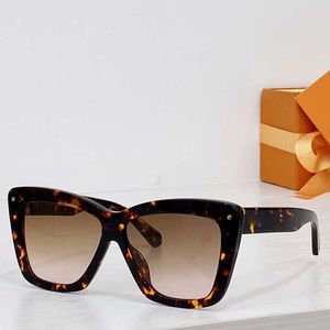 Designer-Sonnenbrille für Herren und Damen, Z1427E, großer Rahmen, Katzenauge, Schwarz, klassisch, vielseitig, lässig, Shopping, Tempel, goldene Buchstaben, UV-Schutz, Top-Qualität, mit Box