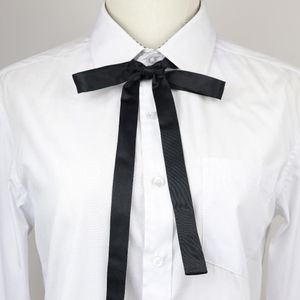 Kobieta cienka bowtie moda ładna wstążka stała kolor Butknot Bowknot Bow Tow Cravat