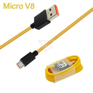 1m/3ft USB Micro V8 Cep Telefonu Veri Kabloları 2a Hızlı Şarj Android için Turuncu