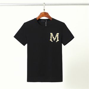 2022 Men Hip Hop T-shirt Letter Graphic Print T Shirt Cotton Casual Short Sleeve#16