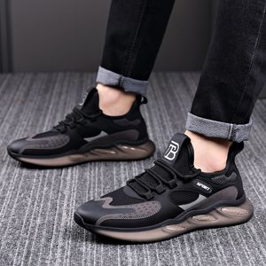 2022 Nowe męskie buty do biegania Moda Mesh Oddychająca Miękkie Downe Sneakers Męskie Obuwie