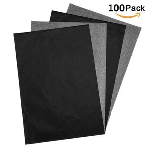 Hojas De Papel Carbón al por mayor-Epacket hojas de grafito de papel escolar de papel de carbono suministra papel de rastreo A4 negro de un solo lado con copia de escritura clara245p