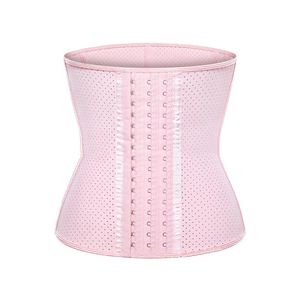 Paski lateksowe talia Trener Body Shaper for Sport Fitness Kobiety różowy biały niebieski szczupły pasek oddychalny pasy modelowania piersi