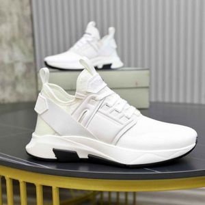 Famous Brand Men Jago Sneaker Shoes Technical Canvas Suede Goatskin Runner Sports Light Sole Nylon & Mesh Comfort Footwear EU38-46.Original Bo