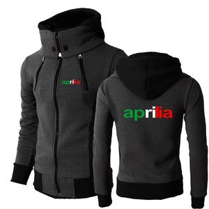 Мужские куртки мотоцикл APRILIA напечатанные удобные мышечные куртки фитнес кармана все-спитная толстовка с капюшоном чистый цвет молнии