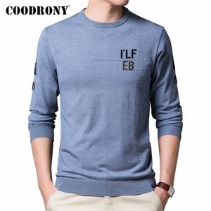 COODRONY Brand Sweater Men Spring Autumn Arrival Cotton Knitwear Pullover Men Clothes Fashion Casual ONeck Pull Homme C1033 201221