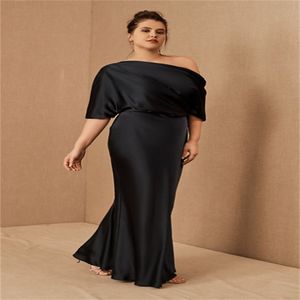 Plus Size Mother of the Bride Kleid Meerjungfrau Abendkleider Lange Partykleider Hochzeitsgastkleider 2022