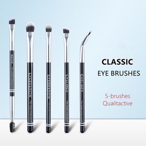Energy Classic Makeup Brush Shadow Shadow Brow Liner Makeup Set - 5pcs Brush Kit de pincel de viagem