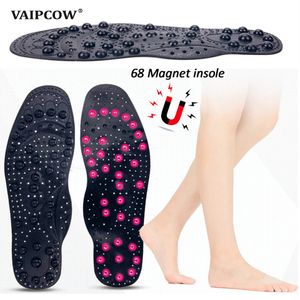 Enhanced Upgrade 68 Magnetic Massage Insole Foot Acupuncture Point Therapy Insole Cushion Body Detox Slimming Magnetic