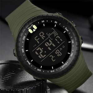 Sanda marka cyfrowa zegarek mężczyzn sportowych zegarek na nadgarstek elektroniczny dla mężczyzn Waterproof Wristoodwatch Outdoor Hours 220530