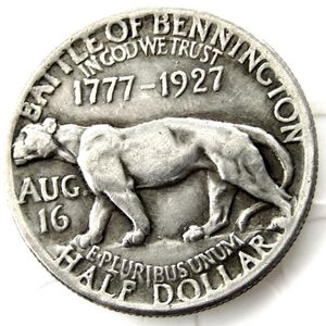 USA 1927 Cópias de meio dólar do verment Promoção de prata artesanal Bom acessórios domésticos