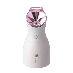 Nano Ionic Facial steamer water tank 90ml Electric Home spa Pores Reduce Deap cleaning Face Sprayer Humidifier Moisturizing Tool 220505