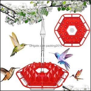 Andra trädgårdsmaterial Patio Lawn Home Hanging Hex Hummingbird Bird Feeder Drop Delivery 2021 BPCD8