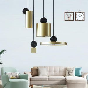 Lâmpadas pendentes pós -modernas Creative Nordic Living Room Corredor Restaurant Designer Bar Cafe Lights 110V 220VPing