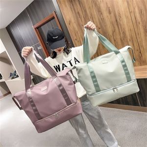 Purse 2023 new dry wet separation short distance travel bag men's and women's hand yoga exercise fitness clearance sale