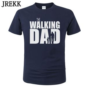 The Walking Dad T Shirts Men Tops Casual Cotton Fathers Day T Shirts Short Maniche Magliette Funny Dad Gift Tshirt C87