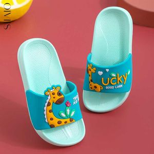 Slipper Kids Slippers For Boys Girls Cartoon Pattern Shoes Summer Toddler Flip Flops Baby Indoor Beach Swimming Ch