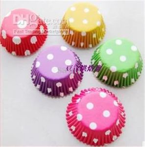 Wholesale Polka dots Baking Cups Cupcake Liners Paper Muffin Cases Cake Decoration baby shower