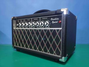 Custom Grand Overdrive Guitar Amp G-Ods Head 20W in Blue Tolex Jj Tubes con effetto Loop