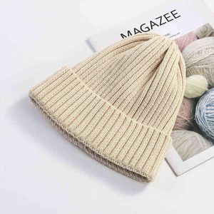 Beanie/Totenkopfkappen Ballkappen Großhandel Einfarbig Unisex Herbst Winter Wollmischung T220823