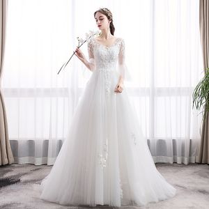 Luxuskristalle Meerjungfrau Brautkleider Langarm Illusion Lace Applique Pailletten Spitzen gegen Nacken maßgeschneiderte Plus -Size -Hochzeitskleid Vestidos