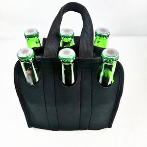 Capa de neoprene para bar de cozinha e jarra de cerveja capa protetora para garrafa de bebida multiembalada suporte para vinho portátil para garrafas de champanhe XG0267