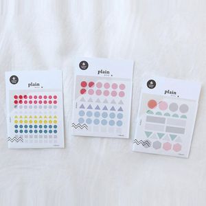 Confezione regalo Suatelier Plain Dot Sticks Materiale per scrapbooking Diario Mark Etichetta Junk Journal Adesivo Cancelleria coreana Forniture artigianali fai da te Regalo